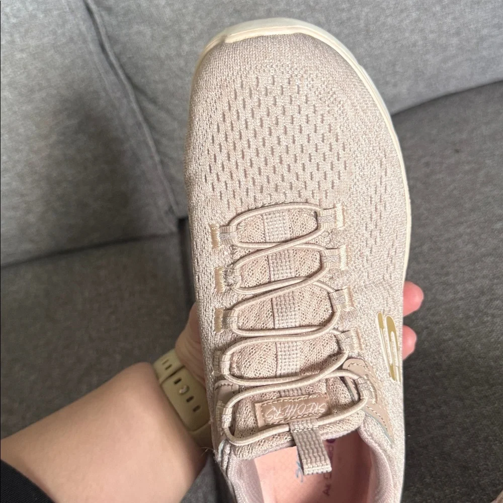 Skechers Women's Light Pink Sneakers - Picture 5 of 7